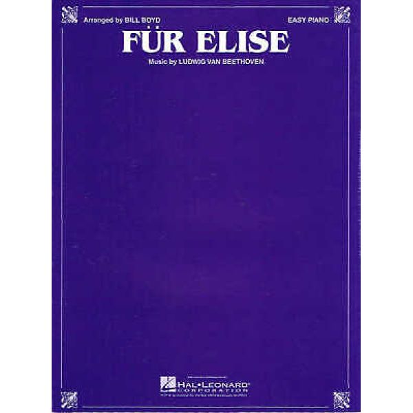 Pre-Owned Fur Elise By Ludwig Van Beethoven - Easy Piano - Bill Boyd (HL003506..