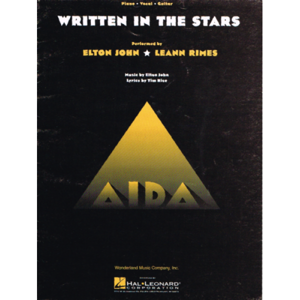 Pre-Owned Written in the Stars for Piano/Vocal/Guitar - Elton John & LeAnn Rim..