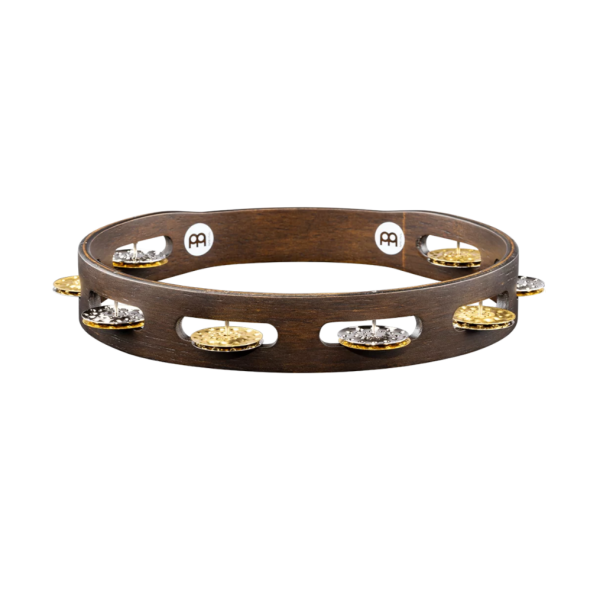 Meinl Percussion 10-Inch Tambourine - Vintage, Walnut Brown (TA1VM-WB) - Image 4