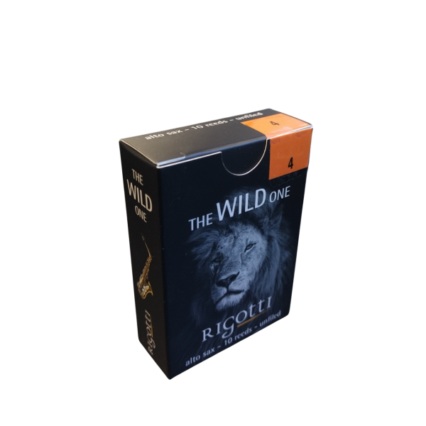 Rigotti The Wild One Eb Alto Saxophone Reeds - Unfiled - Strength 4 - Box of 10
