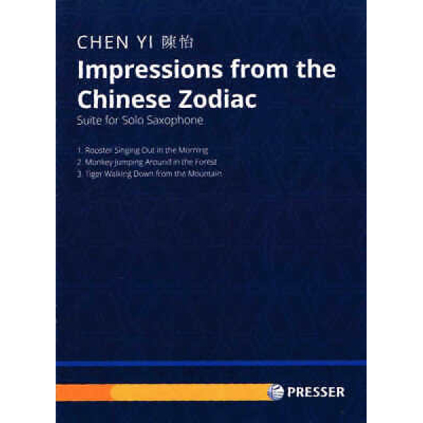 Chen Yi - Impressions from the Chinese Zodiac - Solo Saxophone (114-42350)