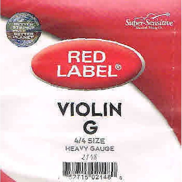 Red Label Violin 4/4 Size Heavy Gauge G String (2148)