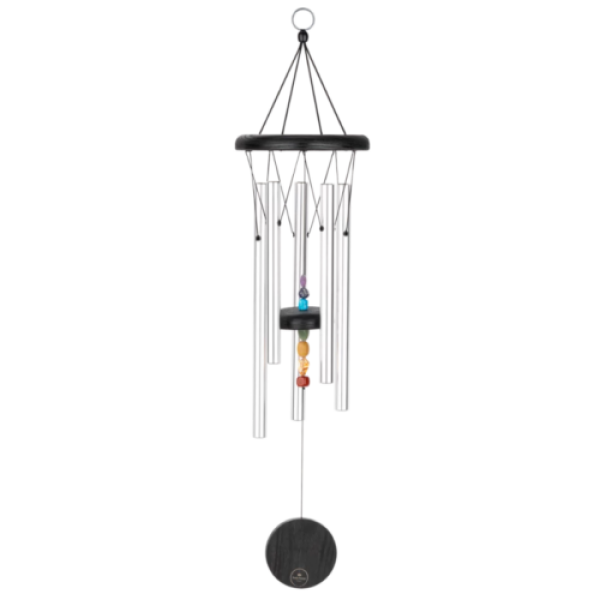 Meinl Sonic Energy Chakra Meditation Chime, 25-inch height, Silver (CMC25S) - Image 2