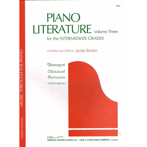 Pre-Owned Piano Literature - Volume Three (GP20)