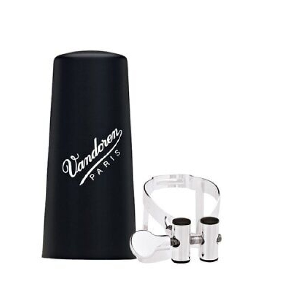 Vandoren M|O Silver Plated Ligature & Cap Set for Bb Clarinet (LC51SP) - Image 2