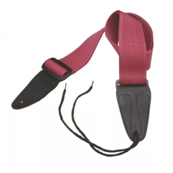 On-Stage Guitar Strap with Leather Ends (GSA10BU)