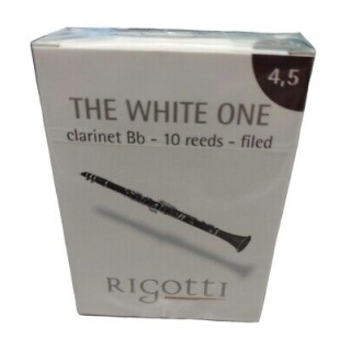 Rigotti The White One Bb Clarinet Reeds - Strength 4.5 - Box of 10