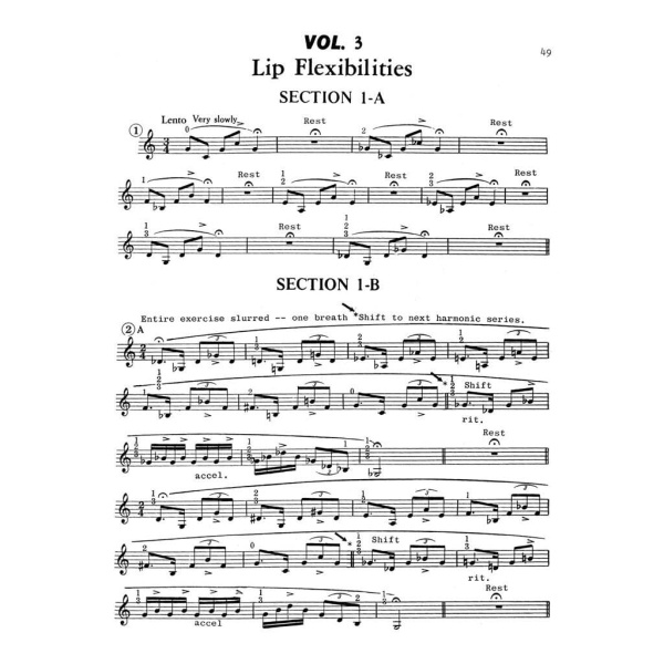 Advanced Lip Flexibilities for Trumpet (Complete Volumes 1-3) [Sheet music] Dr. Charles Colin - Image 4