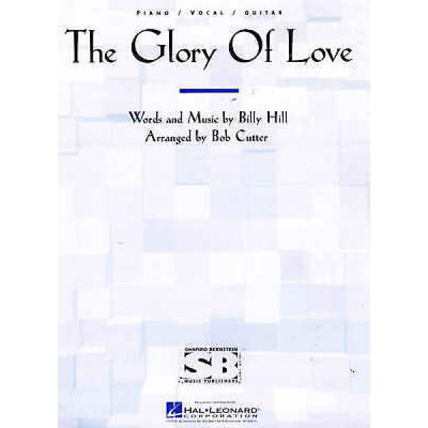 Pre-Owned The Glory Of Love By Billy Hill Arr. By Bob Cutter - Piano/Vocal/Gui..