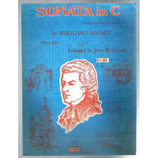 Pre Owned Sonata in C by Wolfgang Mozart - Piano Solo