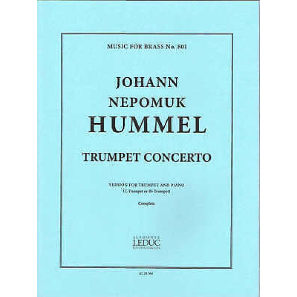 Hummel Trumpet Concerto for C or Bb Trumpet & Piano (HL48185204)