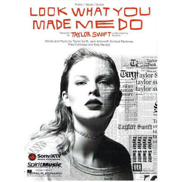 Look What You Made Me Do - Taylor Swift - Piano/Vocal/Guitar (HL00252455)