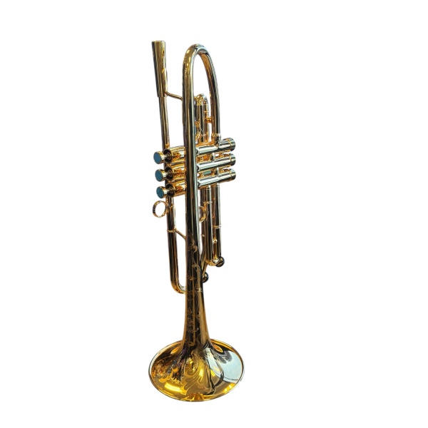Mandala Apocalypsis Bb Trumpet in Gold Plate Finish with Deluxe Case - Image 7