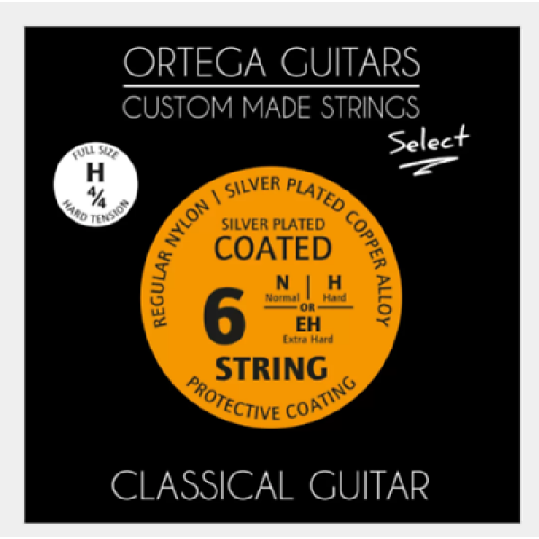 Ortega Guitars - Select - Classical Guitar Strings - Hard Tension (NYS44H)
