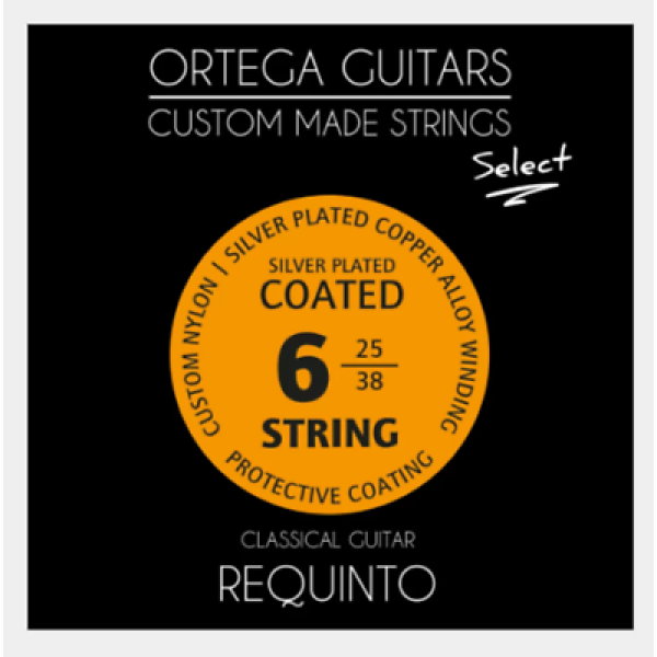 Ortega Guitars Select Requinto, Custom Nylon, Coated Strings Set (RQS)