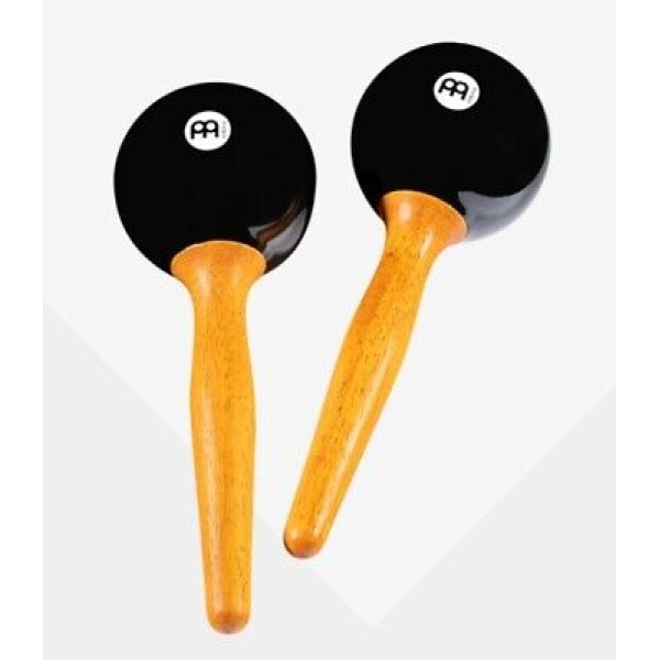 Meinl Percussion Plastic Studio Maracas - Black (PM1BK)