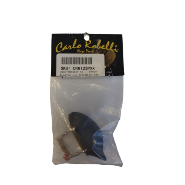 Open Box - Carlo Robelli Plastic 1/8 Violin Chinrest - Image 2