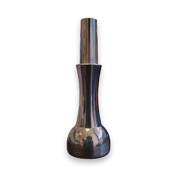 Dent & Scratch - JC Custom Trumpet Mouthpiece - Glass - B6- Silver Finish