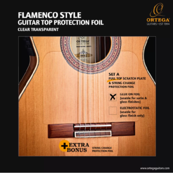 Ortega Flamenco Style Guitar Top Protection Tool Foil (OPG-FLAM1)