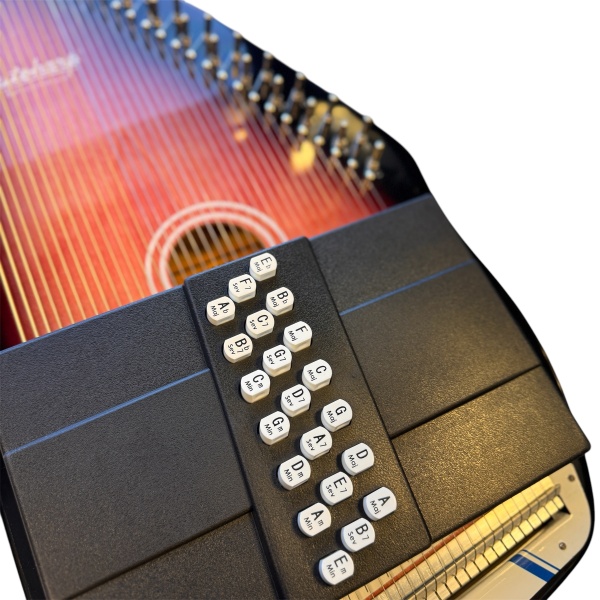 Scratch & Dent Oscar Schmidt Classic Autoharp in Tobacco Sunburst (OS21C) - Image 4