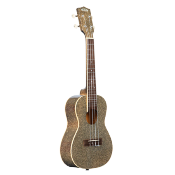 Kala Stardust Gold Sparkle Concert Ukulele (KA-SPRK-GOLD)