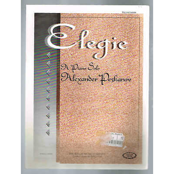 Pre Owned - Elegie - A Piano Solo - Alexander Peskanov