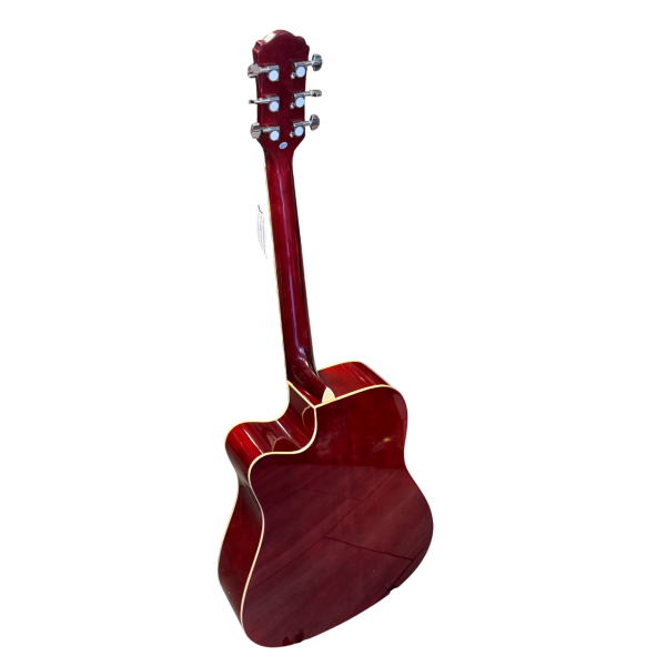 Scratch & Dent Oscar Schmidt Acoustic Guitar w/ Gig Bag - Tobacco Sunburst (OD45CTSPAK) - Image 6