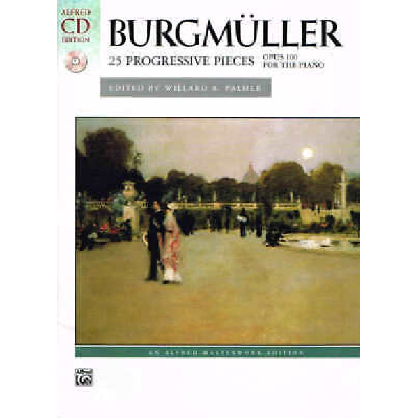 Pre-Owned Burgmuller 25 Progressive Pieces Opus 100 for the Piano - Alfred CD ..
