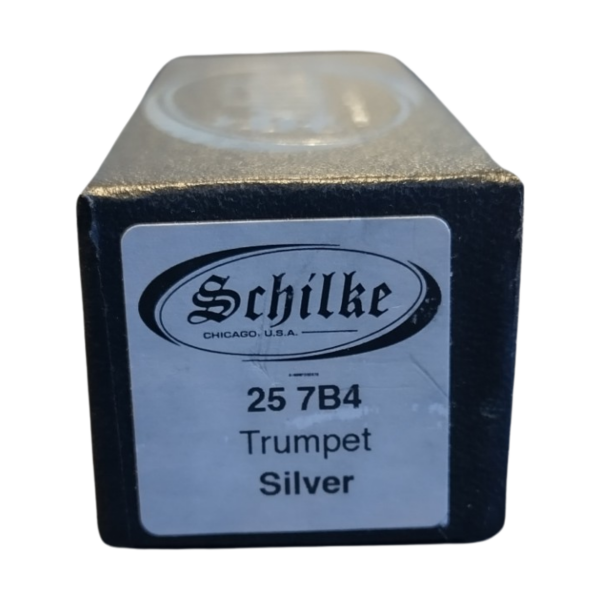 Schilke Standard Series Trumpet Mouthpiece Model 7B4 Finished in Silver Plate - Image 2