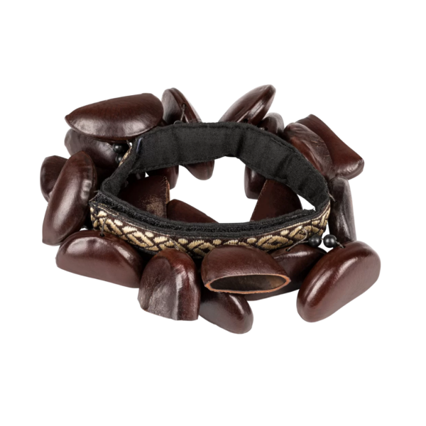Meinl Percussion Foot Rattles, Bendo Seeds Nutshells - Adjustable Fit (FR1B) - Image 2
