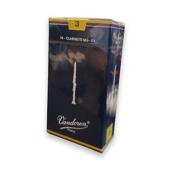 Vandoren Traditional Eb Clarinet Reed Strength 3, Box of 10 (CR113)