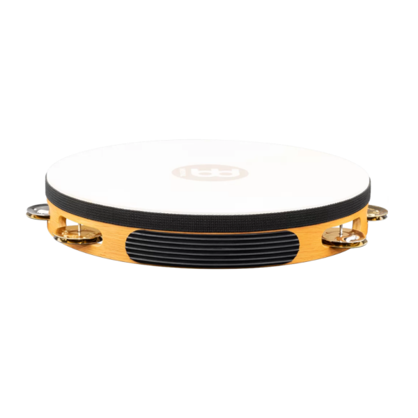 Meinl Percussion 10-Inch Tambourine - Goatskin, Single Row (TAH1M-SNT) - Image 3