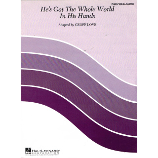 He's Got The Whole World In His Hands Adapted by Geoff Love - P/V/G (HL00353886)