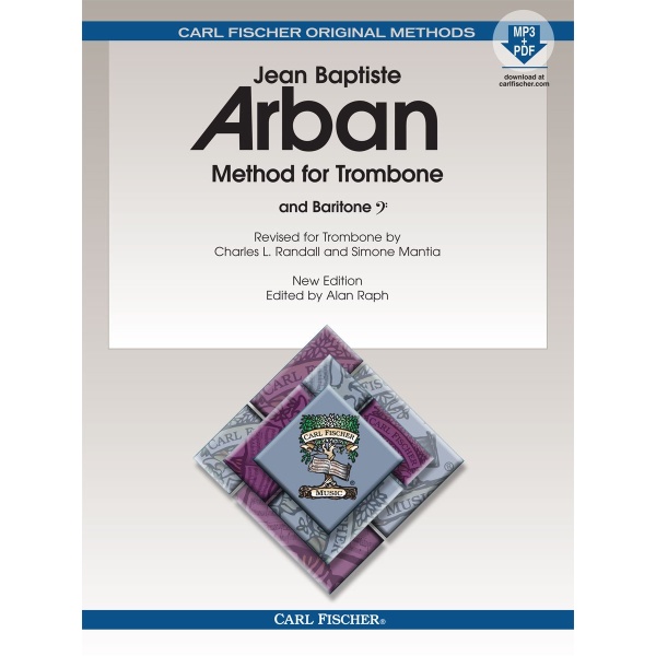 O23X - Arban Method For Trombone and Baritone - Book/MP3 Jean Baptiste Arban and Alan Raph