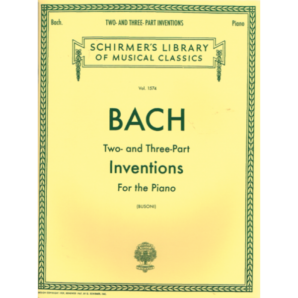 Pre-owned Bach Two and Three Part Inventions for the Piano (HL50260210)