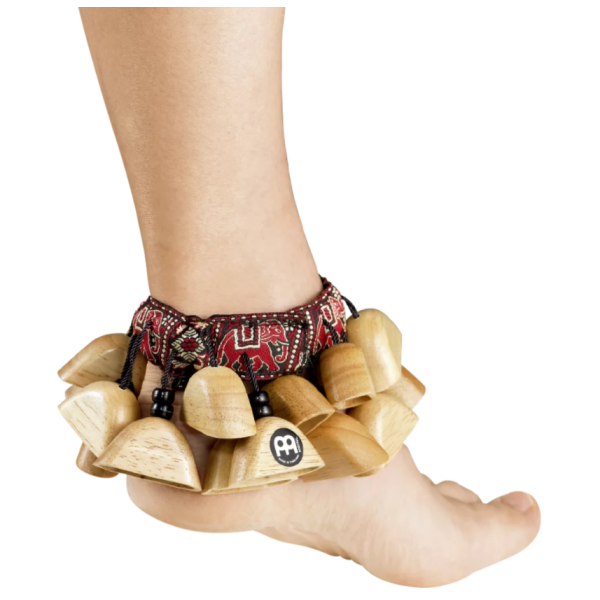 Meinl Percussion Foot Rattle with Hook and Loop Fastner - Rattle Sound (FR1NT)