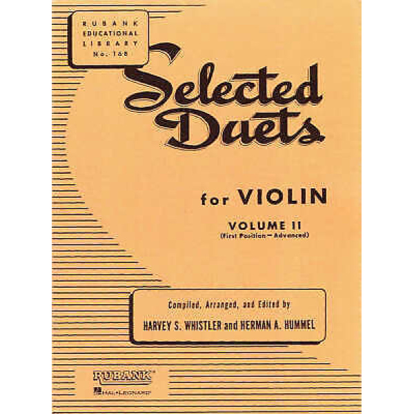 Selected Duets for Violin volume 2 Harvey S. Whistler