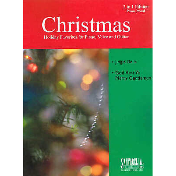 Pre-Owned 2 in 1 Edition - Christmas Holiday Favorites for Piano, Voice and Gu..