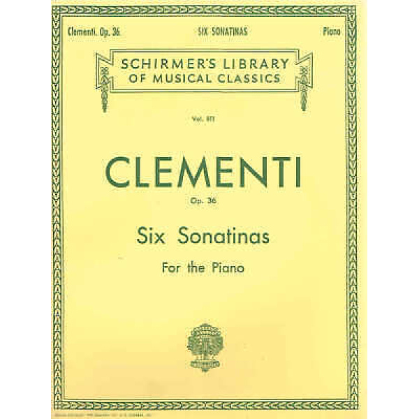 Pre-Owned Clementi Op. 36 Six Sonatinas For The Piano - Vol. 811 (HL50256450)