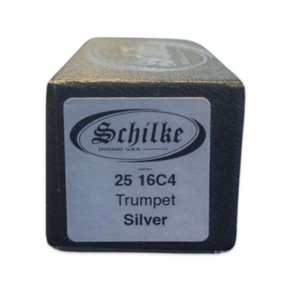 Schilke Standard Series Trumpet Mouthpiece Model 16C4 Finished in Silver Plate - Image 2