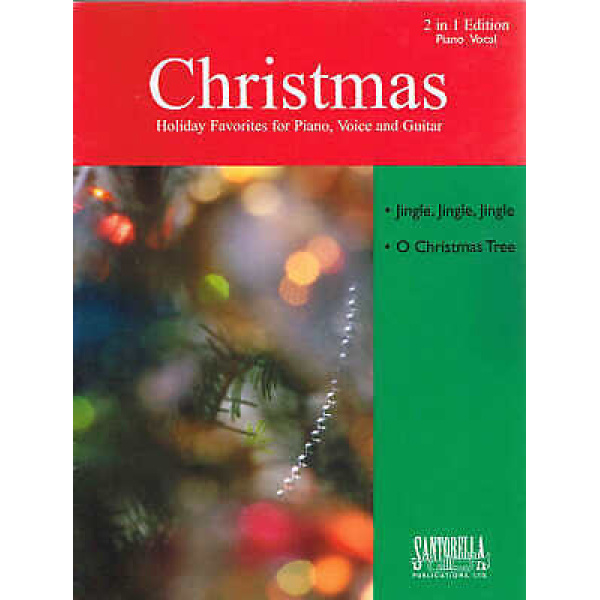 Pre-Owned 2 in 1 Edition - Christmas Holiday Favorites for Piano, Voice and Gu..
