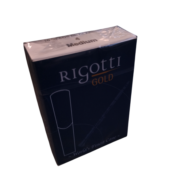 Rigotti Gold Bb Clarinet Reeds - Strength 4 Medium - Box of 10