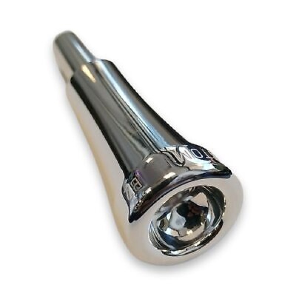 Pre Owned JC Custom Trumpet Mouthpiece - King - B2 (1 1/4) - Silver Finish - Image 2