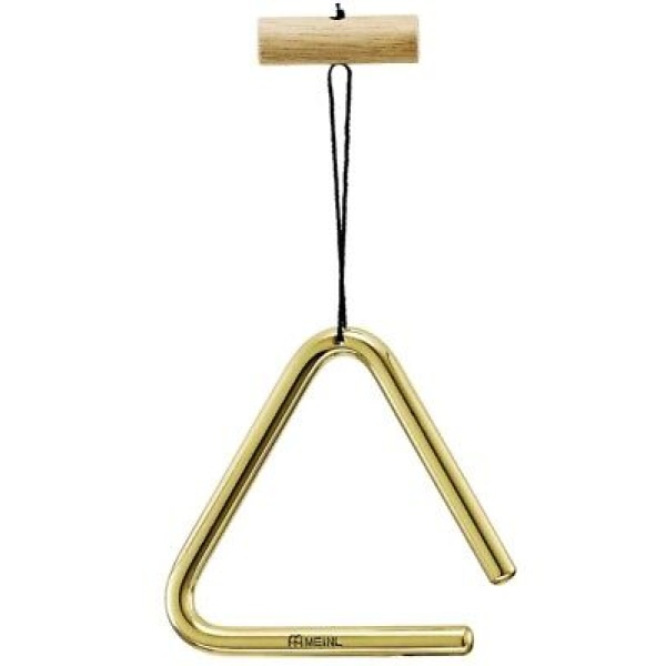 Meinl Percussion 4-Inch Solid Brass Triangle with Metal Beater (TRI10B)