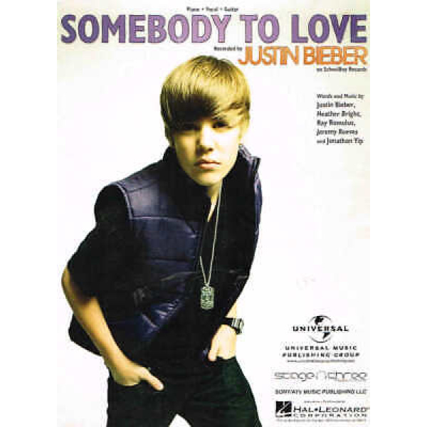 Pre-Owned Somebody to Love - Justic Bieber - Piano/Vocal/Guitar (HL00354117)
