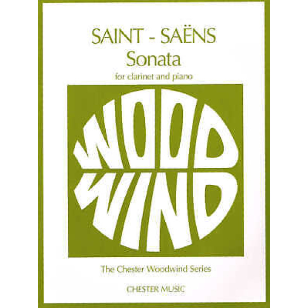 Saint - Saens Sonata for Clarinet and Piano, Op. 167 (HL14028603)