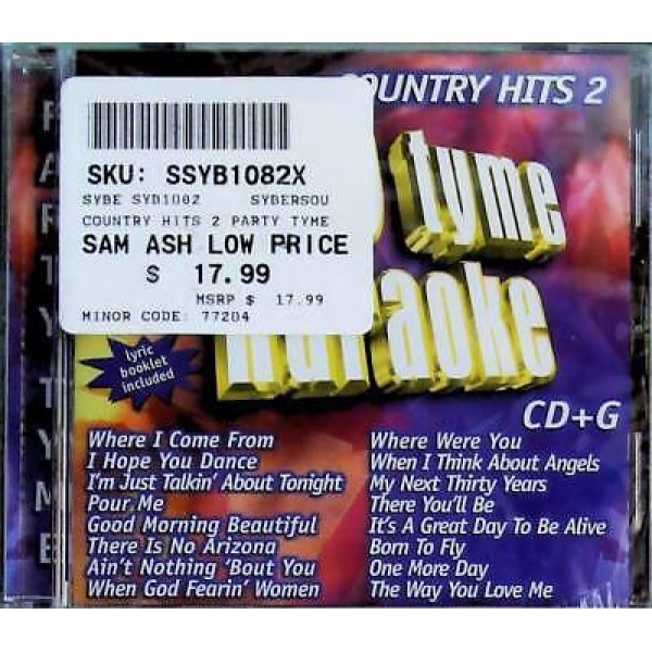 Pre-Owned Party Tyme Karaoke - Country Hits 2 CD+G (SYB-1082)