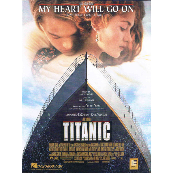My Heart Will Go On (Love Theme from Titanic) - Piano/Vocal/Guitar (HL00351384)