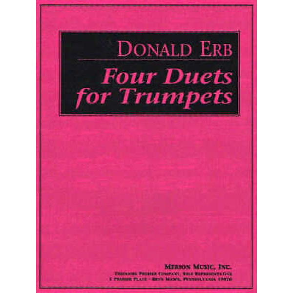 Four Duets for Trumpets by Donald Erb (144-40383)