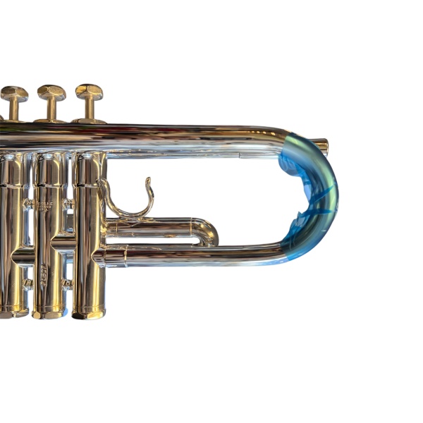 Schilke X3 Bb Trumpet with 3rd Slide Waterkey in Silver Plate Finish - Image 6